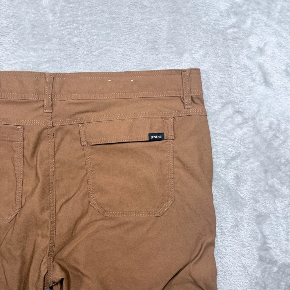 Prana Zion Hiking Pants Mens 40x30 Brown‎ Slim Fit Stretch Cargo Outdoor